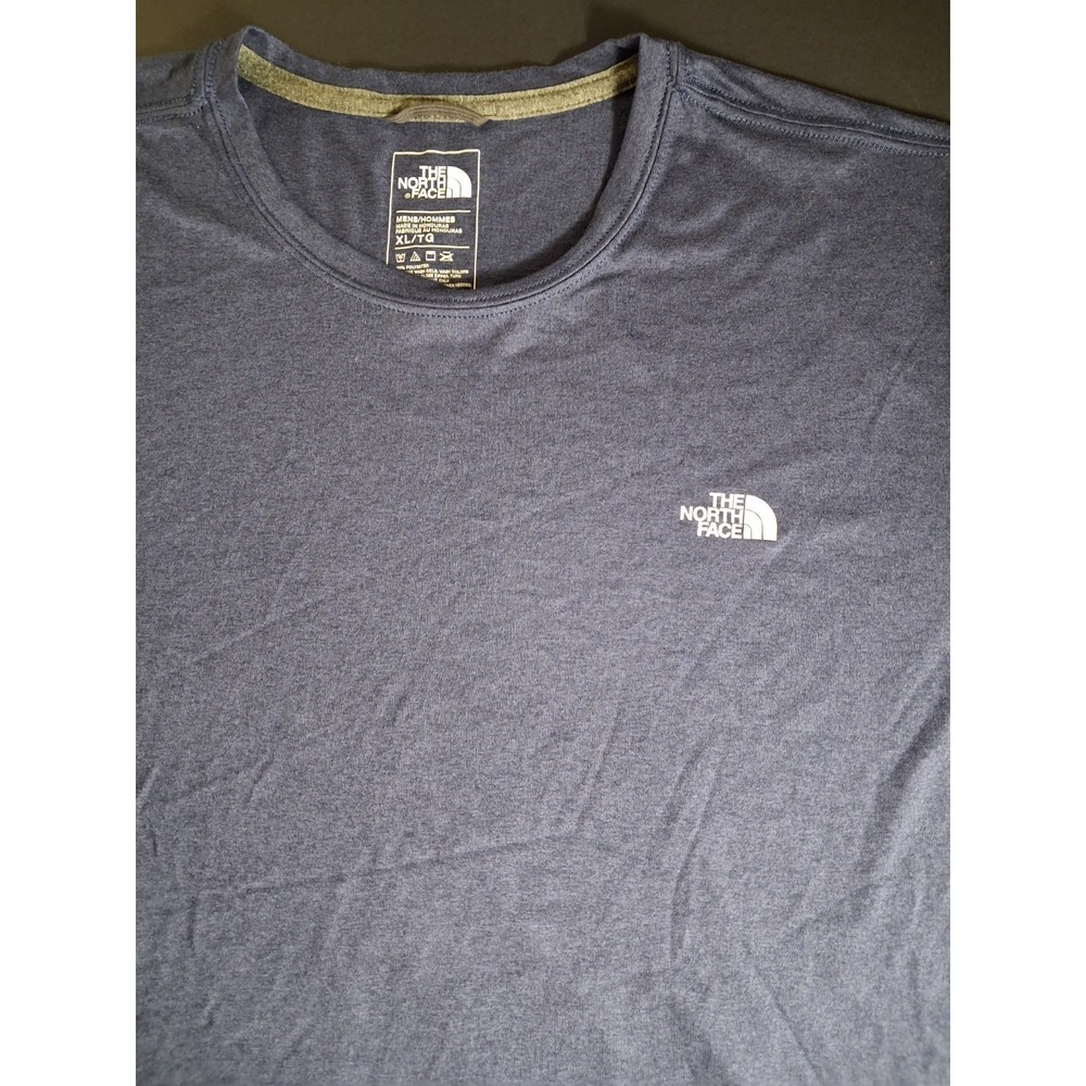The North Face Men's Short Sleeve T-Shirt Crew Neck Blue, Size XL